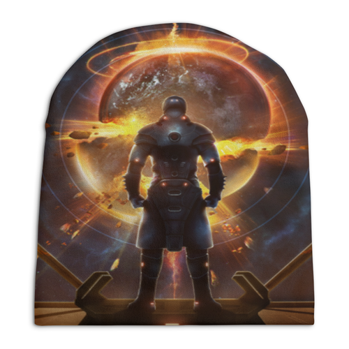 Заказать головной убор в Москве. Шапка унисекс с полной запечаткой Starpoint Gemini Warlords от Аня Лукьянова - готовые дизайны и нанесение принтов.