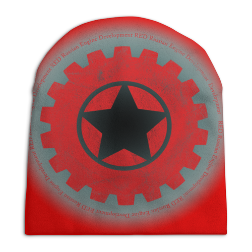 Заказать головной убор в Москве. Шапка унисекс с полной запечаткой RED'S Logo от RED'S - готовые дизайны и нанесение принтов.