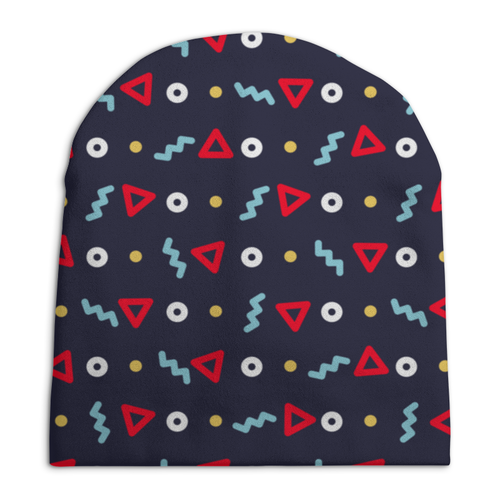 Заказать головной убор в Москве. Шапка унисекс с полной запечаткой PATTERN от CoolDesign - готовые дизайны и нанесение принтов.