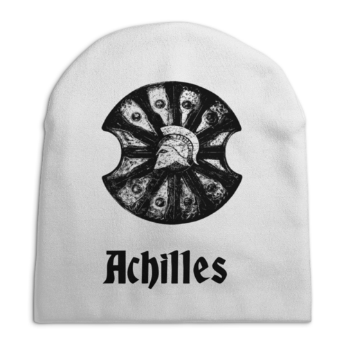 Заказать головной убор в Москве. Шапка унисекс с полной запечаткой Achilles  от Александр - готовые дизайны и нанесение принтов.