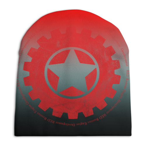 Заказать головной убор в Москве. Шапка унисекс с полной запечаткой RED'S Logo от RED'S - готовые дизайны и нанесение принтов.