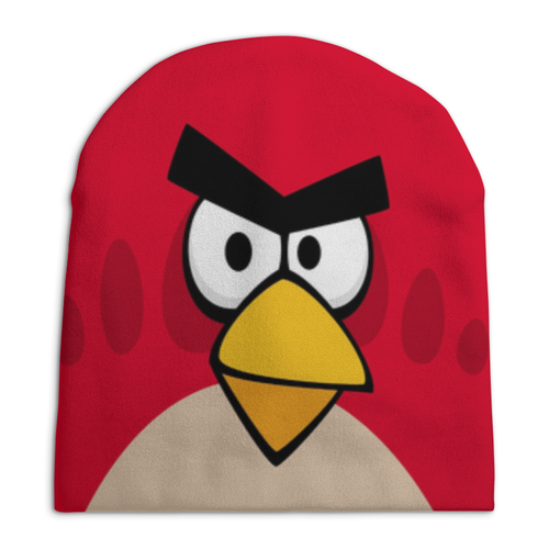 Заказать головной убор в Москве. Шапка унисекс с полной запечаткой Angry Birds (Terence) от Аня Лукьянова - готовые дизайны и нанесение принтов.
