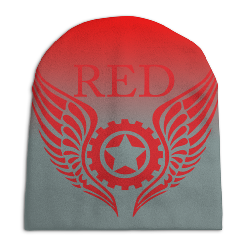 Заказать головной убор в Москве. Шапка унисекс с полной запечаткой RED'S Logo от RED'S - готовые дизайны и нанесение принтов.
