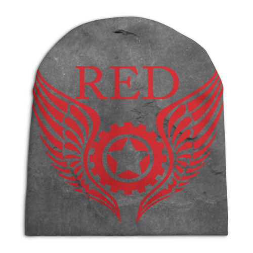 Заказать головной убор в Москве. Шапка унисекс с полной запечаткой RED'S Logo от RED'S - готовые дизайны и нанесение принтов.