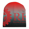 Заказать головной убор в Москве. Шапка унисекс с полной запечаткой RED'S Logo от RED'S - готовые дизайны и нанесение принтов.
