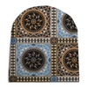 Заказать головной убор в Москве. Шапка унисекс с полной запечаткой Мозаичный орнамент от IrinkaArt  - готовые дизайны и нанесение принтов.
