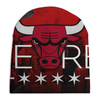 Заказать головной убор в Москве. Шапка унисекс с полной запечаткой Chicago Bulls от Dinara Night - готовые дизайны и нанесение принтов.