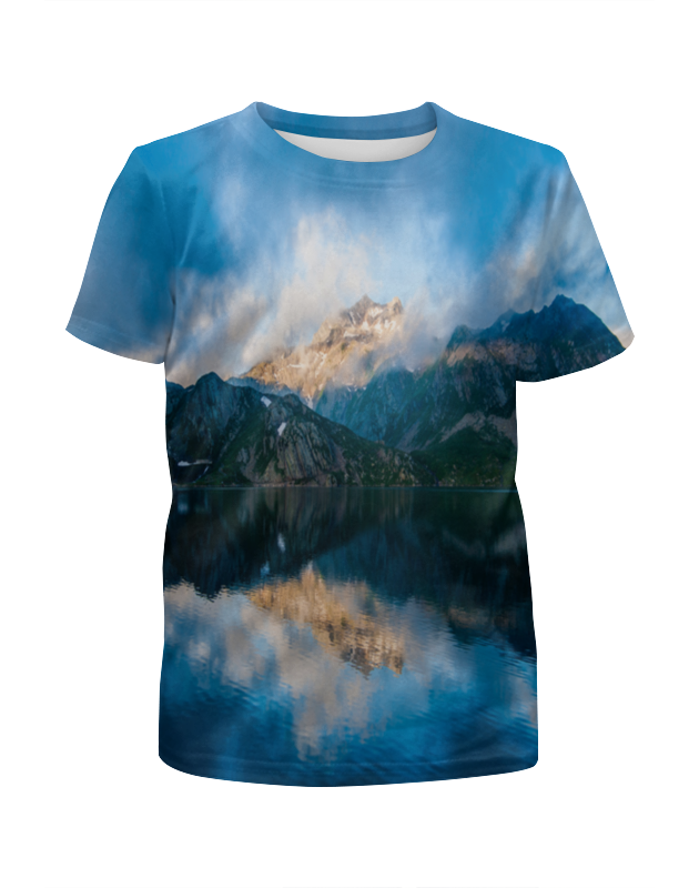 printio футболка с полной запечаткой мужская пейзаж гор Printio Футболка с полной запечаткой для мальчиков Пейзаж гор