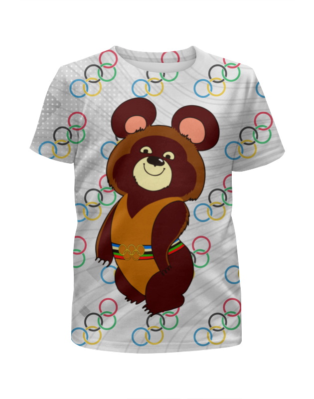 Printio Футболка с полной запечаткой для мальчиков Olympic bear misha 1980 printio футболка с полной запечаткой женская ✪olympic bear misha 1980✪