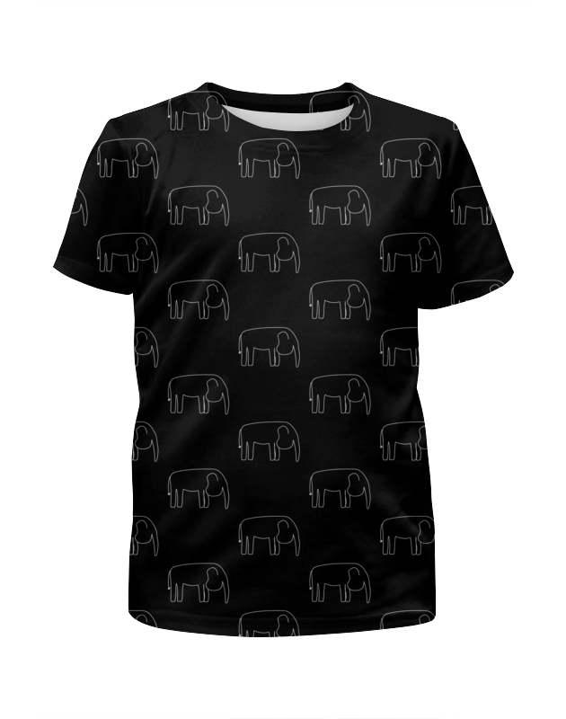 Printio Футболка с полной запечаткой для мальчиков Белый слон printio футболка с полной запечаткой для мальчиков черный слон