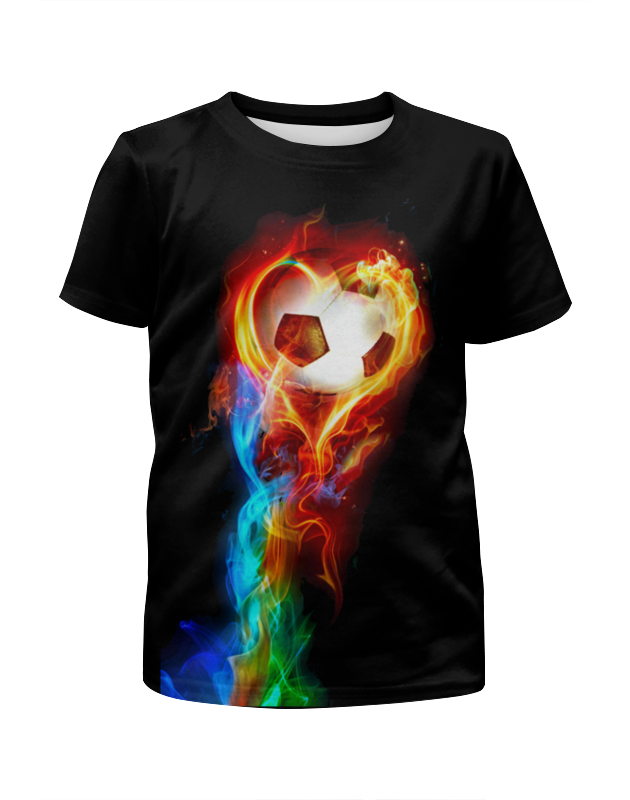 Printio Футболка с полной запечаткой для мальчиков Огненный мяч printio футболка с полной запечаткой мужская огненный мяч