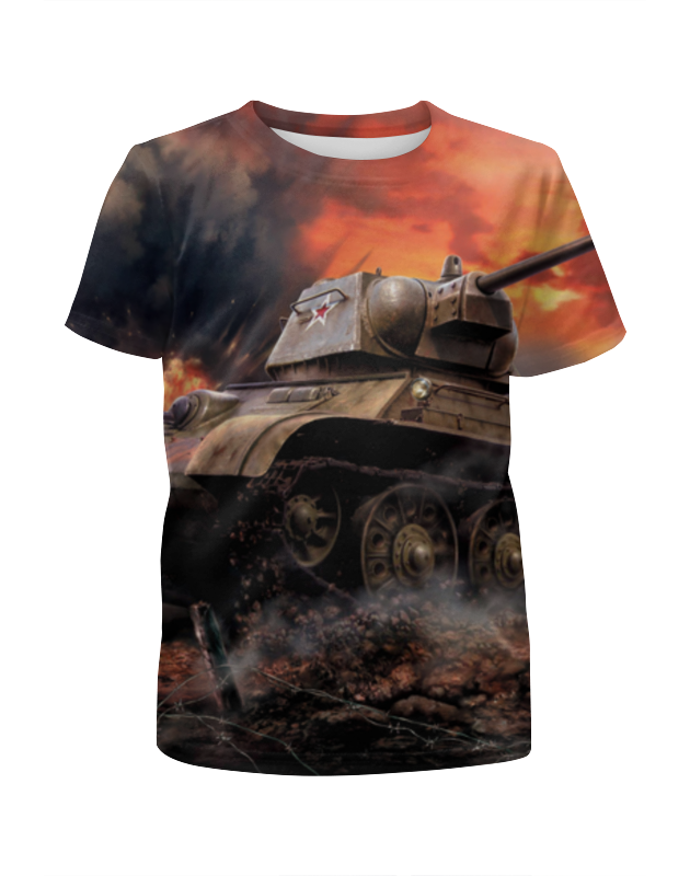 Printio Футболка с полной запечаткой для мальчиков Русский танк непобедим printio футболка с полной запечаткой женская т 34 символ победы