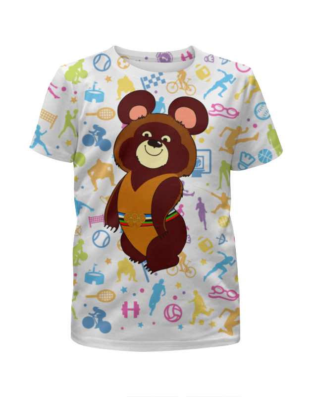 Printio Футболка с полной запечаткой для мальчиков ✪olympic bear misha 1980✪ printio футболка с полной запечаткой женская ✪olympic bear misha 1980✪