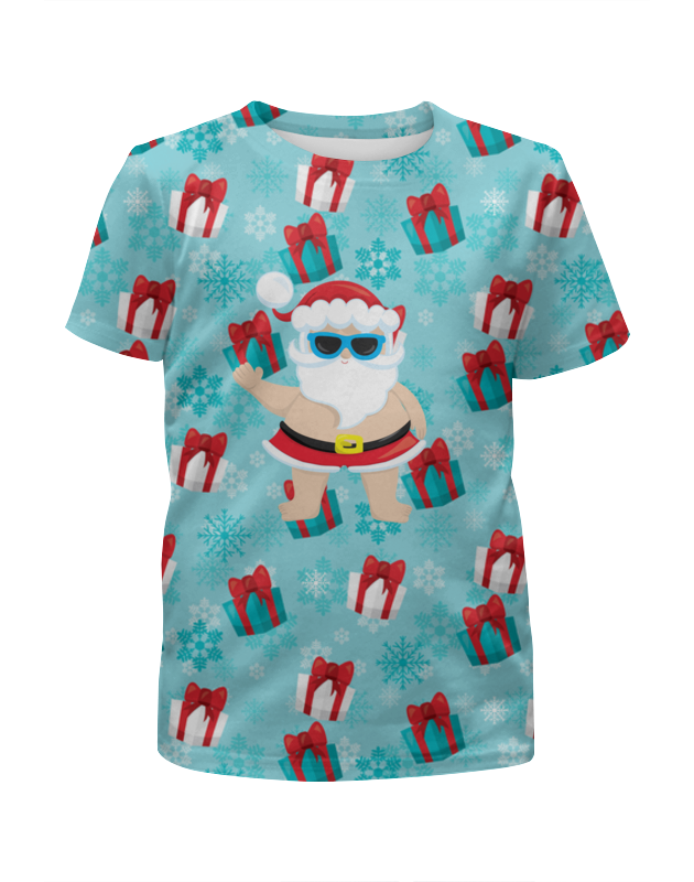 Printio Футболка с полной запечаткой для мальчиков Santa printio футболка с полной запечаткой для мальчиков evil santa