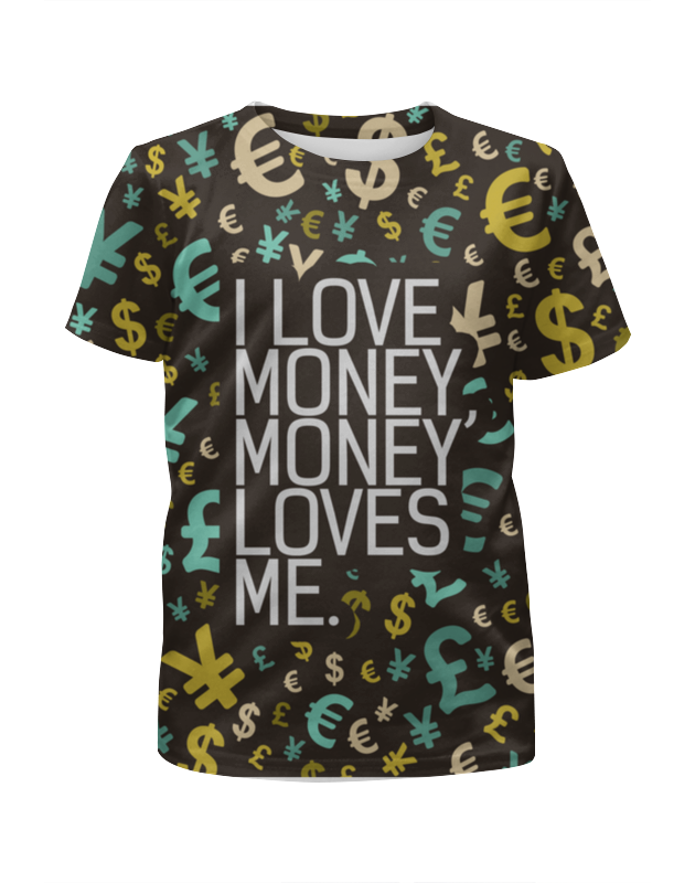 Printio Футболка с полной запечаткой для мальчиков I love money, money loves me printio футболка с полной запечаткой для мальчиков money