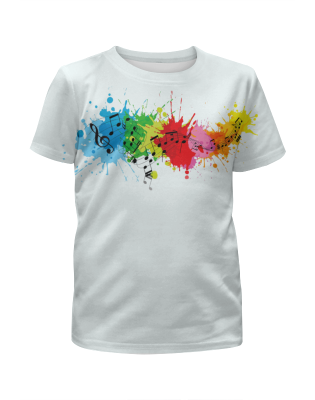 Printio Футболка с полной запечаткой для мальчиков Красочные ноты printio футболка с полной запечаткой для девочек красочные ноты
