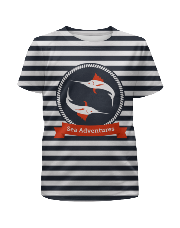 Printio Футболка с полной запечаткой для мальчиков Морские приключения printio футболка с полной запечаткой мужская морские приключения