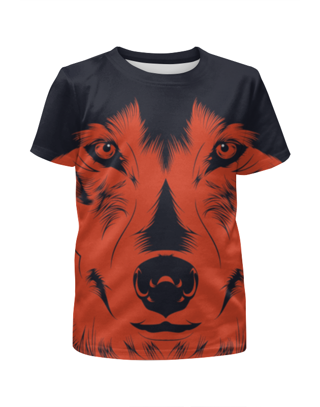 Printio Футболка с полной запечаткой для мальчиков Волк красный printio футболка с полной запечаткой для мальчиков лапа волка