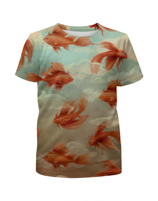 Printio Футболка с полной запечаткой для мальчиков Золотые рыбки printio футболка с полной запечаткой для девочек золотые рыбки