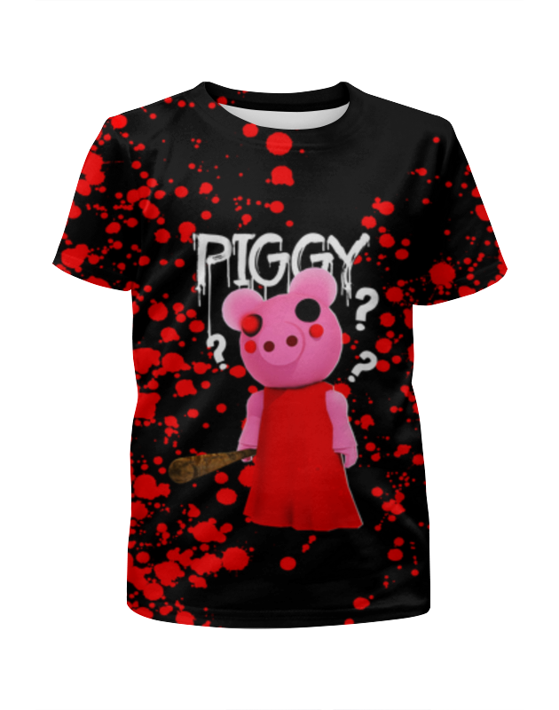 Printio Футболка с полной запечаткой для мальчиков Roblox piggy - свинка пигги printio рюкзак мешок с полной запечаткой игра piggy roblox свинка