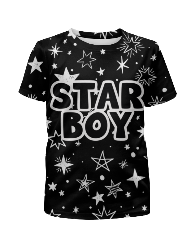 printio футболка с полной запечаткой для мальчиков starboy Printio Футболка с полной запечаткой для мальчиков Starboy