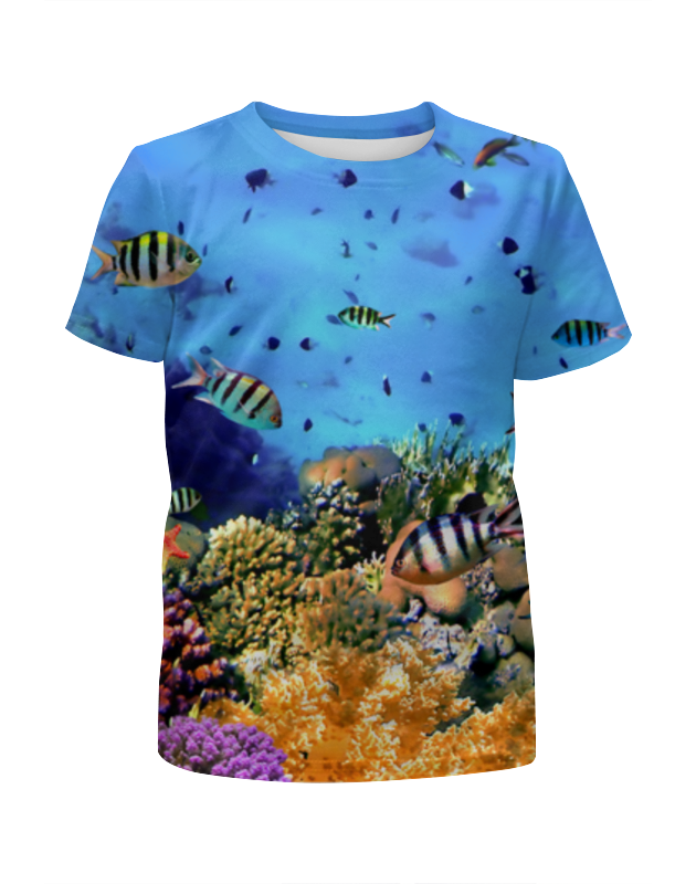 Printio Футболка с полной запечаткой для мальчиков Морской риф printio футболка с полной запечаткой для мальчиков морской риф