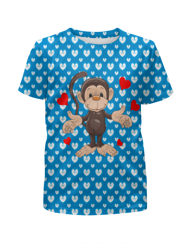 Printio Футболка с полной запечаткой для мальчиков Обезьянка printio футболка с полной запечаткой для девочек обезьянка