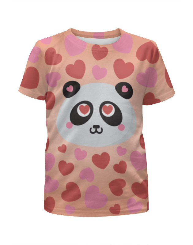 Printio Футболка с полной запечаткой для мальчиков Влюбленная панда printio футболка с полной запечаткой женская влюбленная панда
