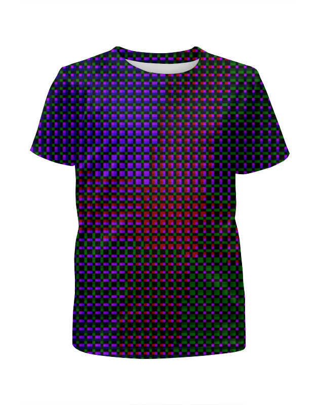 printio футболка с полной запечаткой для девочек glitch art матрица Printio Футболка с полной запечаткой для мальчиков Glitch art (индиго)