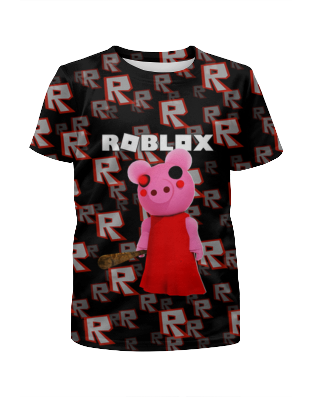 Printio Футболка с полной запечаткой для мальчиков Roblox piggy - свинка пигги printio детская футболка классическая унисекс roblox piggy свинка пигги