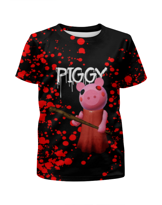 Printio Футболка с полной запечаткой для мальчиков Roblox piggy - свинка пигги printio рюкзак мешок с полной запечаткой игра piggy roblox свинка