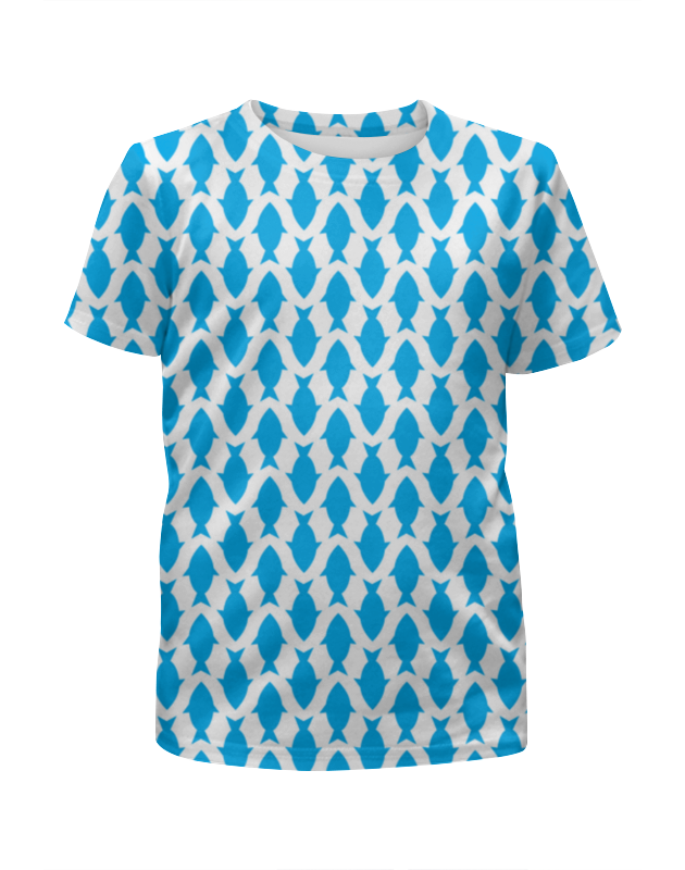 Printio Футболка с полной запечаткой для мальчиков Голубые рыбы printio футболка с полной запечаткой для мальчиков море ночью