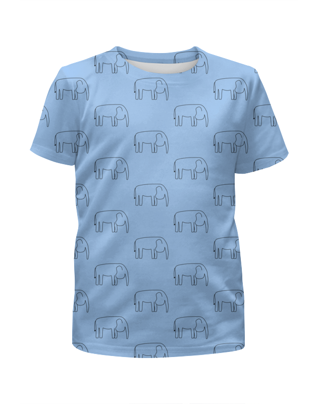Printio Футболка с полной запечаткой для мальчиков Черный слон printio футболка с полной запечаткой для девочек черный слон