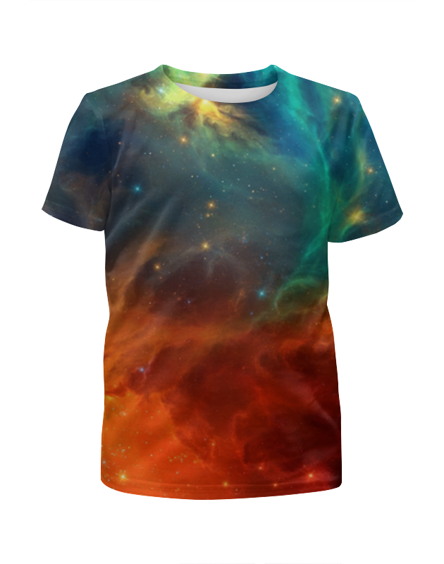Printio Футболка с полной запечаткой для мальчиков Космическая туманность printio футболка с полной запечаткой мужская космическая туманность