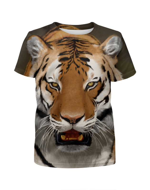 Printio Футболка с полной запечаткой для мальчиков Амурский тигр printio футболка с полной запечаткой мужская амурский тигр