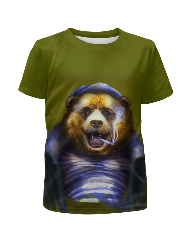Printio Футболка с полной запечаткой для мальчиков Русский медведь printio футболка с полной запечаткой для мальчиков вежливый русский
