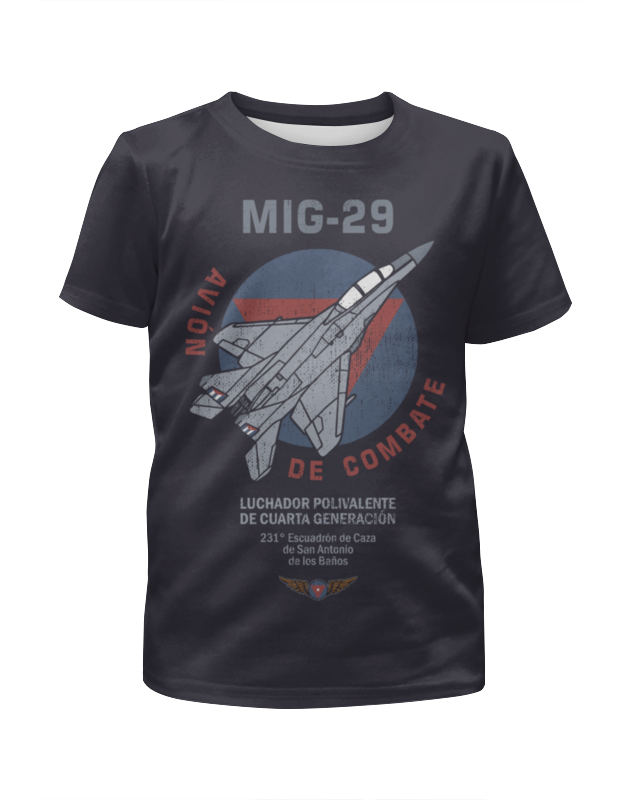Printio Футболка с полной запечаткой для мальчиков Миг-29 (куба) printio футболка с полной запечаткой мужская миг 29 куба