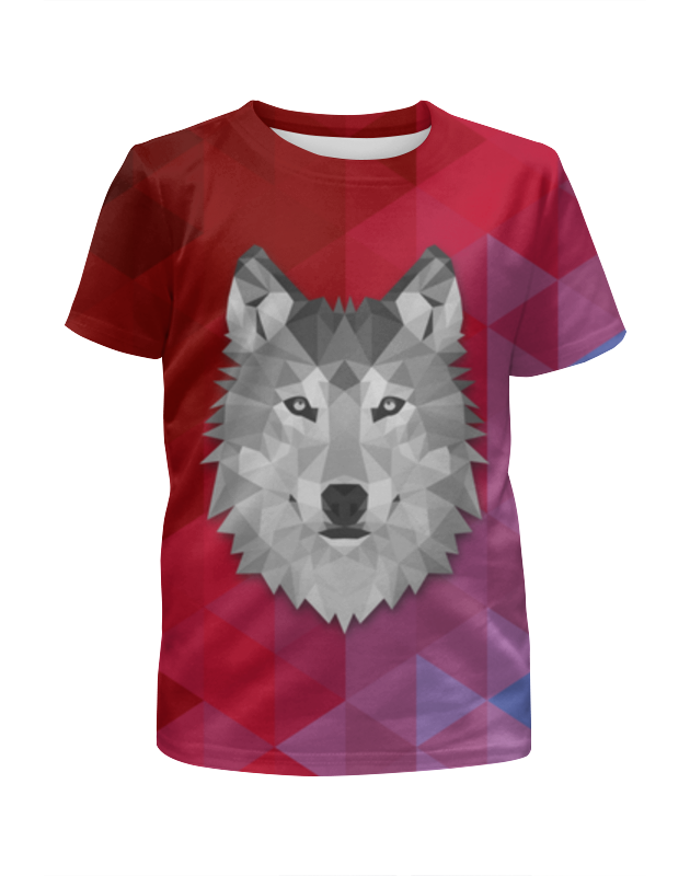 Printio Футболка с полной запечаткой для мальчиков Полигональный волк printio футболка с полной запечаткой для мальчиков полигональный лев