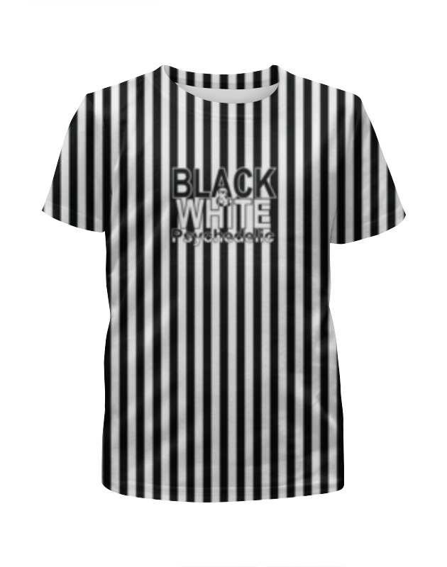 Printio Футболка с полной запечаткой для мальчиков Черно-белая психоделика. printio футболка с полной запечаткой женская black and white doodles