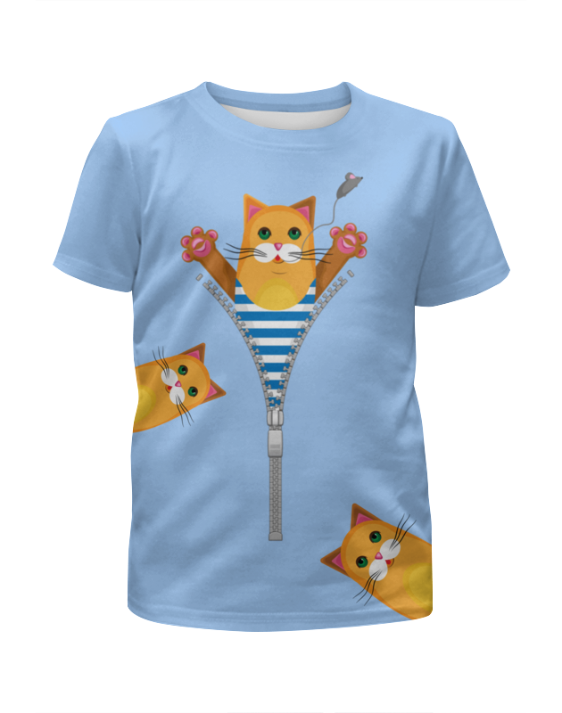 Printio Футболка с полной запечаткой для мальчиков Кот в тельняшке с мышкой printio футболка с полной запечаткой для мальчиков кот кот