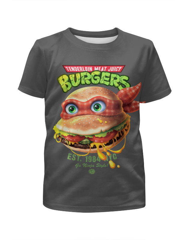 Printio Футболка с полной запечаткой для мальчиков Burgers