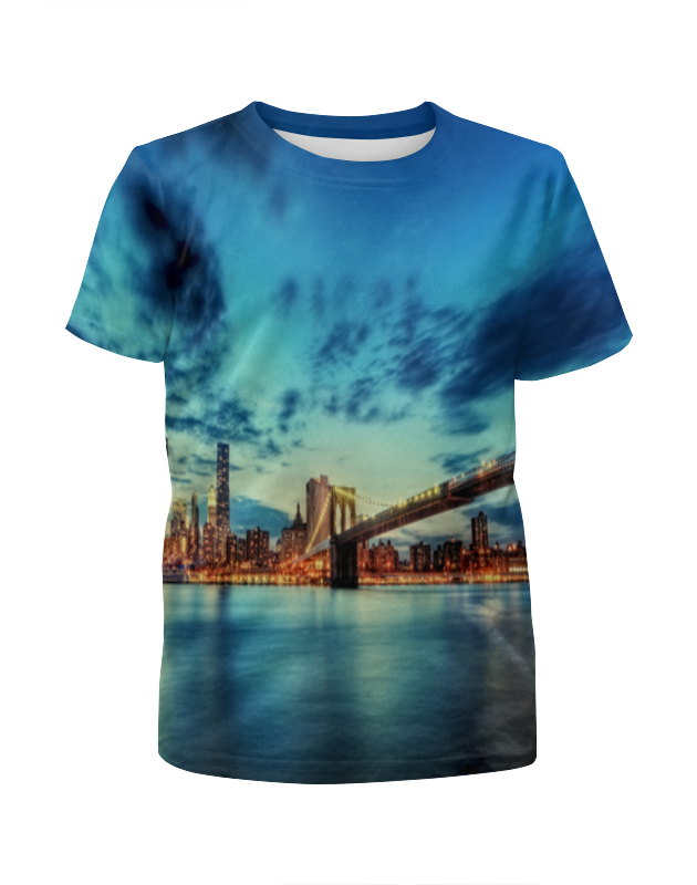 printio футболка с полной запечаткой для девочек шпионский мост Printio Футболка с полной запечаткой для мальчиков Бруклинский мост