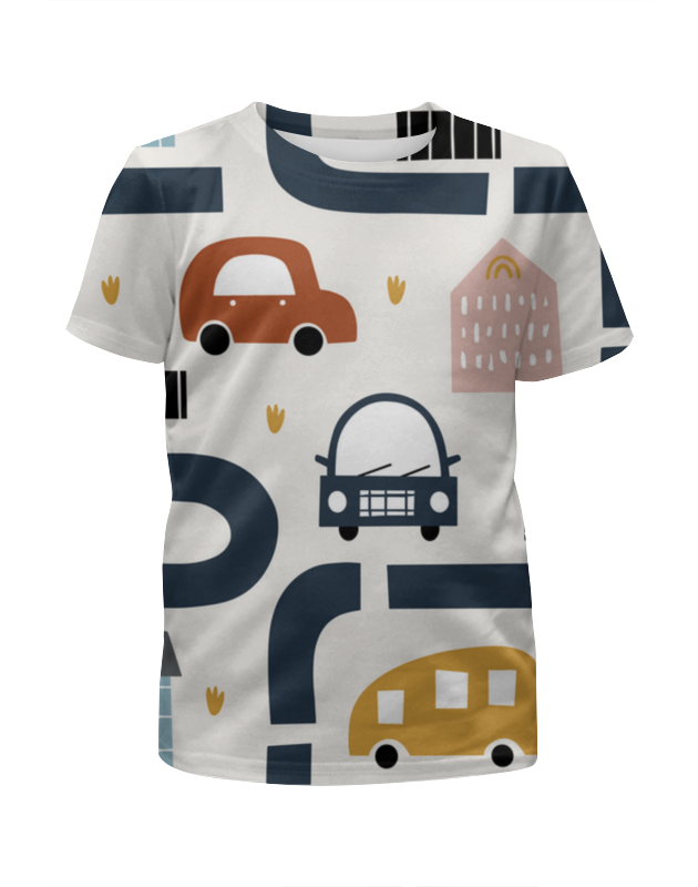 Printio Футболка с полной запечаткой для мальчиков Автомобили printio футболка с полной запечаткой для мальчиков звёздочка