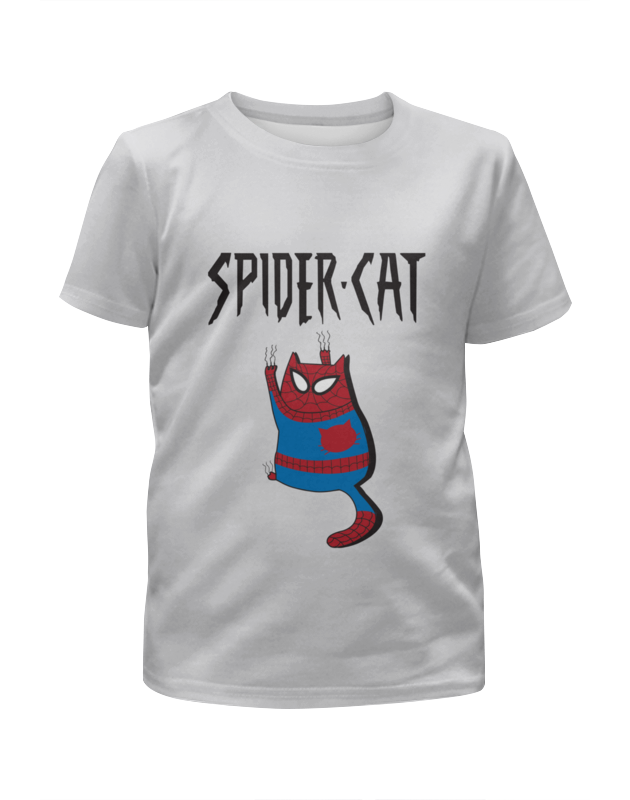 Printio Футболка с полной запечаткой для мальчиков Spider-cat