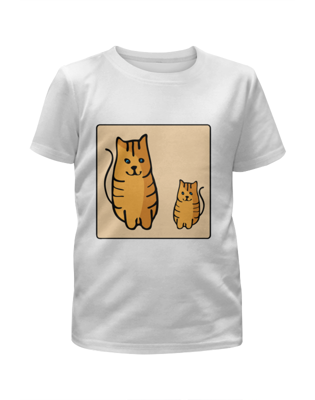 Printio Футболка с полной запечаткой для мальчиков Два котика, смотрящие друг на друга printio футболка с полной запечаткой для девочек два котика смотрящие друг на друга