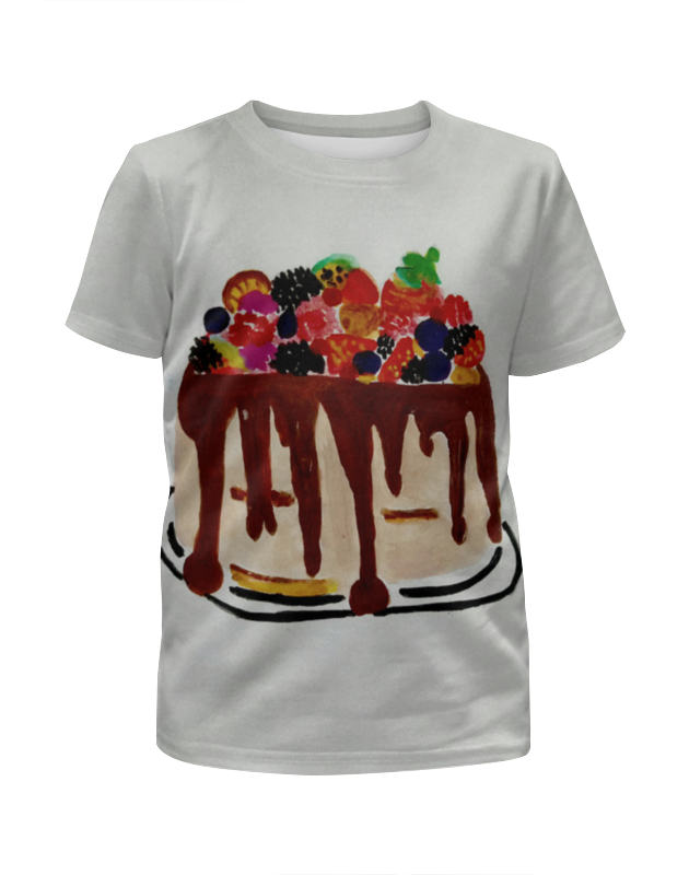 Printio Футболка с полной запечаткой для мальчиков Тортик printio футболка с полной запечаткой женская фруктовый салат
