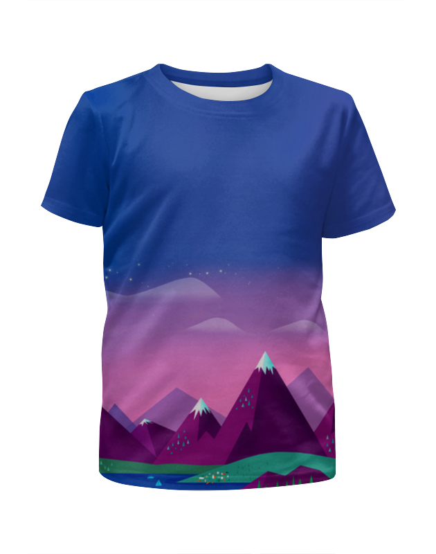 Printio Футболка с полной запечаткой для мальчиков Горы, мечта printio футболка с полной запечаткой для мальчиков туманные горы