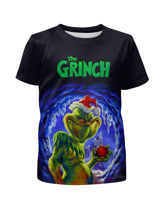 Printio Футболка с полной запечаткой для мальчиков The grinch