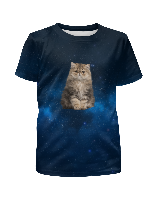 Printio Футболка с полной запечаткой для мальчиков Кот в космосе printio футболка с полной запечаткой для мальчиков кот в тельняшке с мышкой