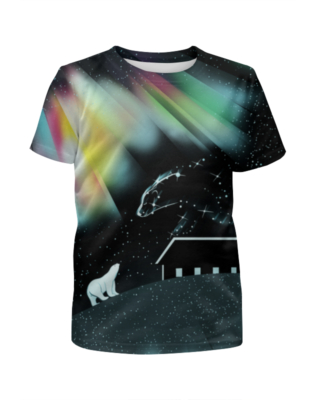 Printio Футболка с полной запечаткой для мальчиков Полярная ночь футболка dreamshirts ктулху звездная ночь женская черная l